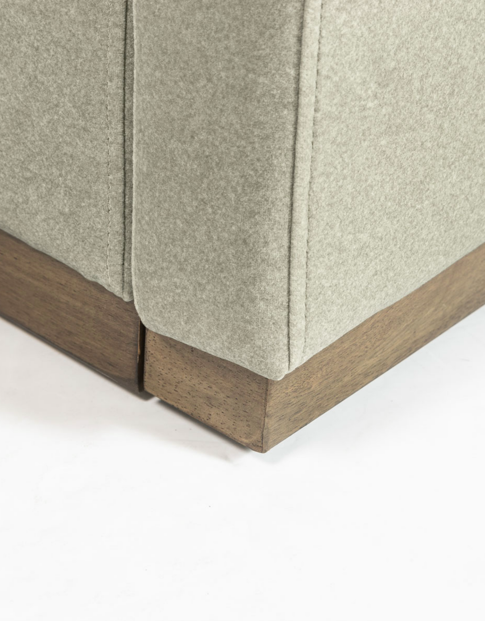 Faye King Bed Storage  - Velvet Sandstorm