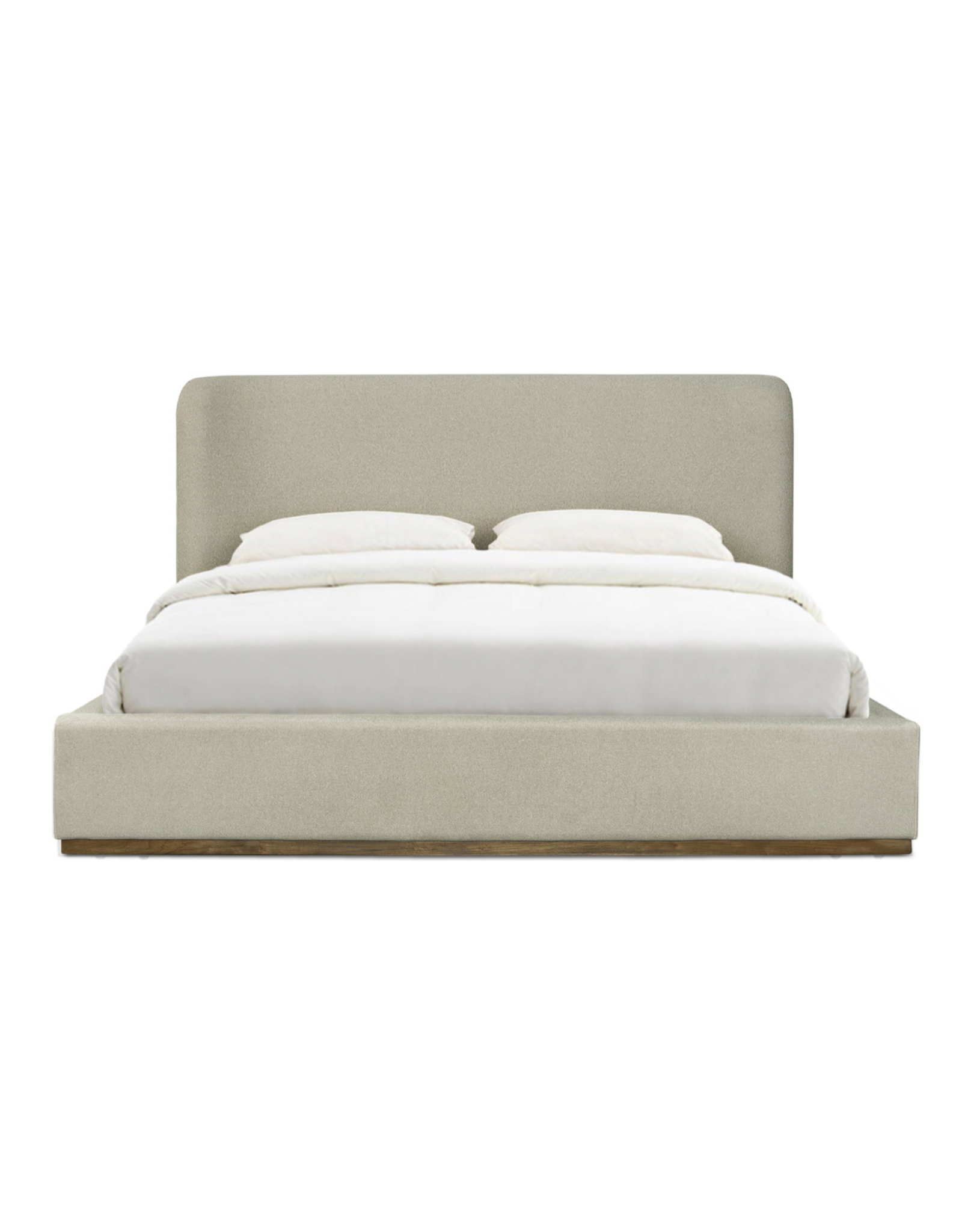 Faye King Bed Storage  - Velvet Sandstorm