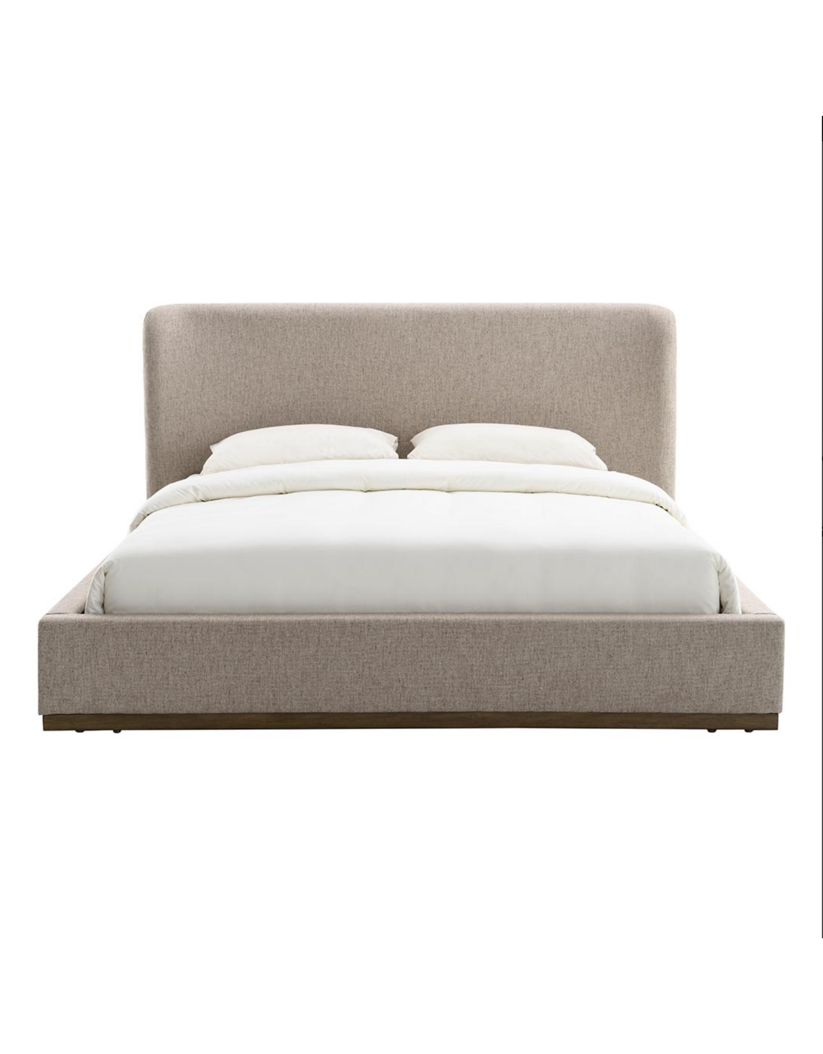 Faye King Bed Storage  - Perfect Taupe