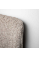 Faye King Bed Storage  - Perfect Taupe