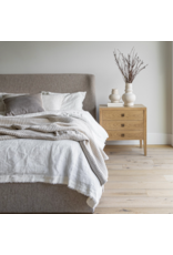 Faye King Bed Storage  - Perfect Taupe