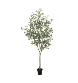 Faux Eucalyptus Tree 9'