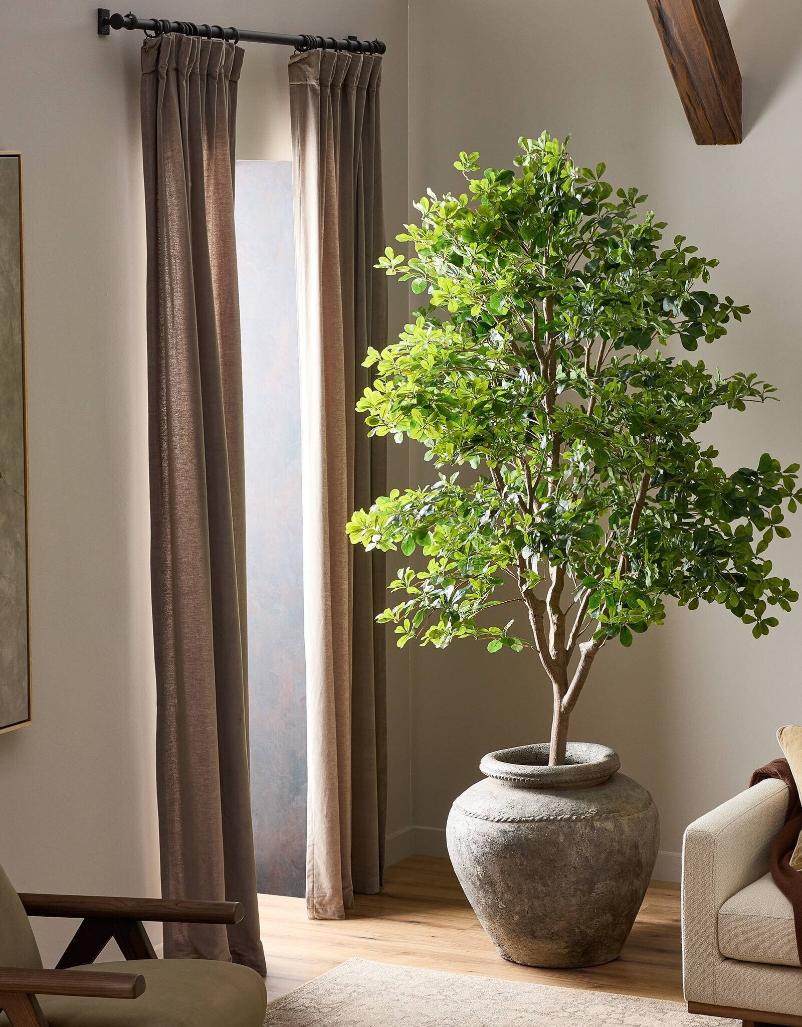 Faux Aralia Tree 8'
