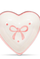 Small Heart Dish with Bows