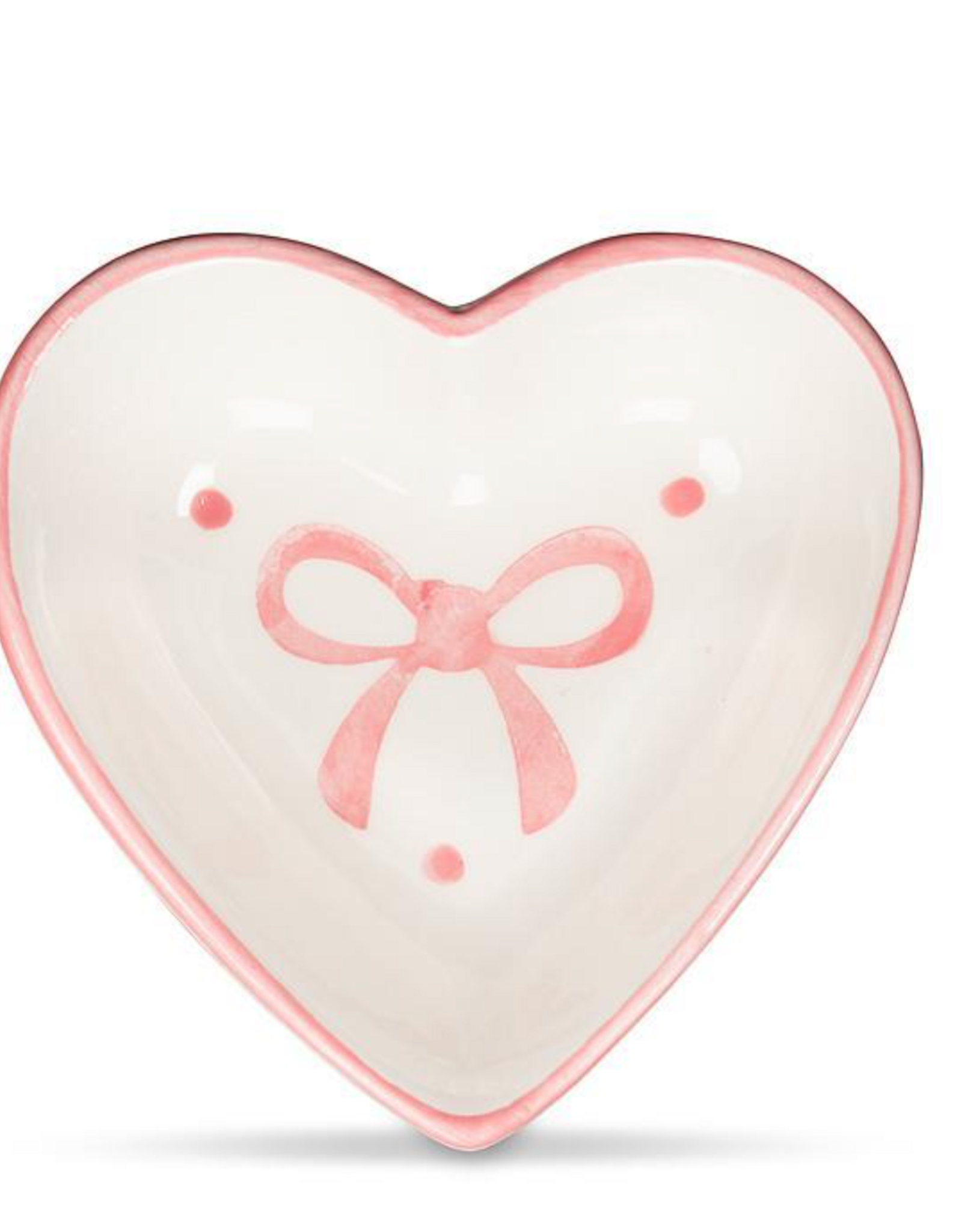Small Heart Dish with Bows
