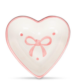 Small Heart Dish with Bows