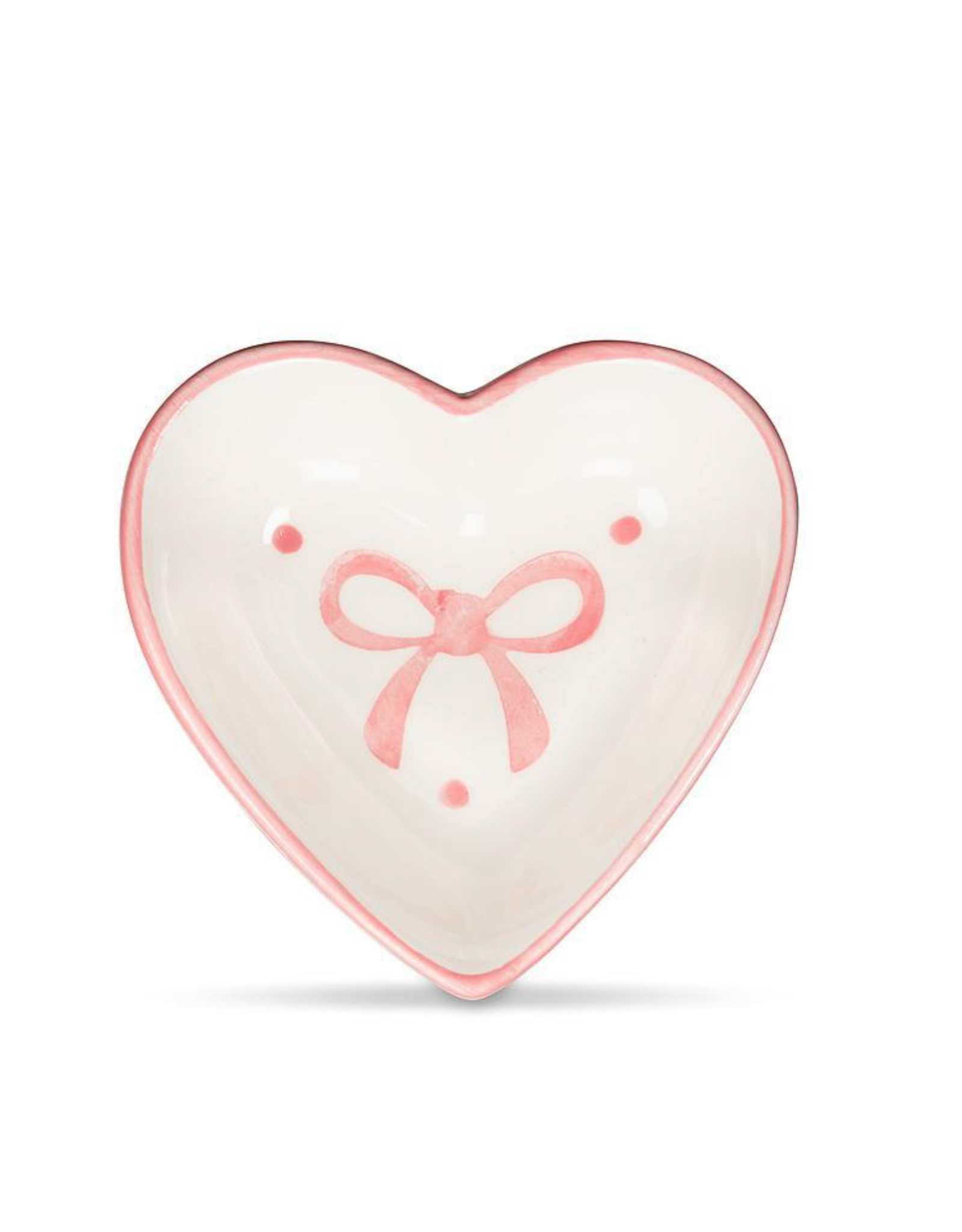 Small Heart Dish with Bows