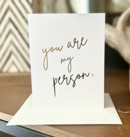 You're My Person Card