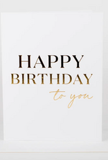 Happy Birthday to You