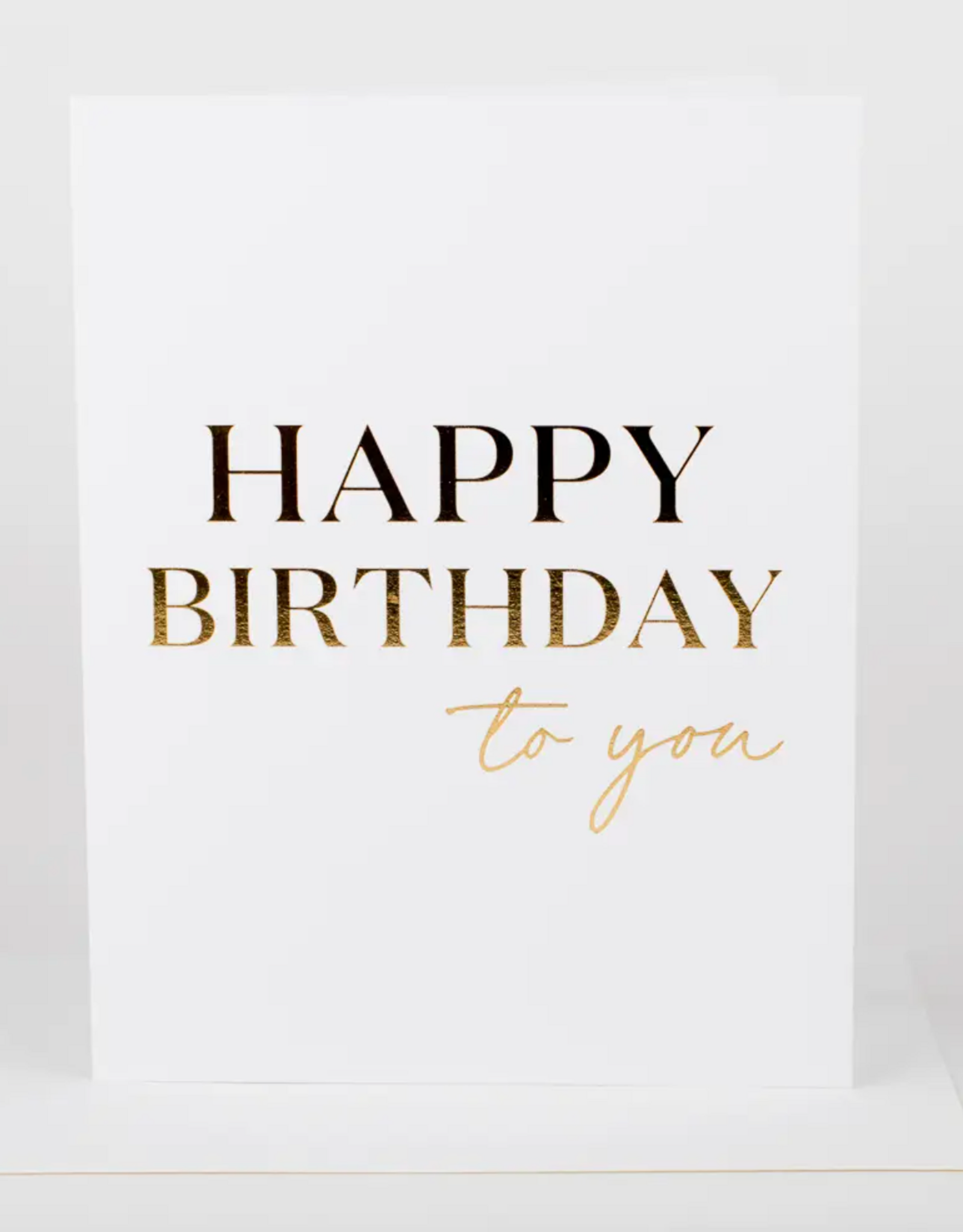 Happy Birthday to You