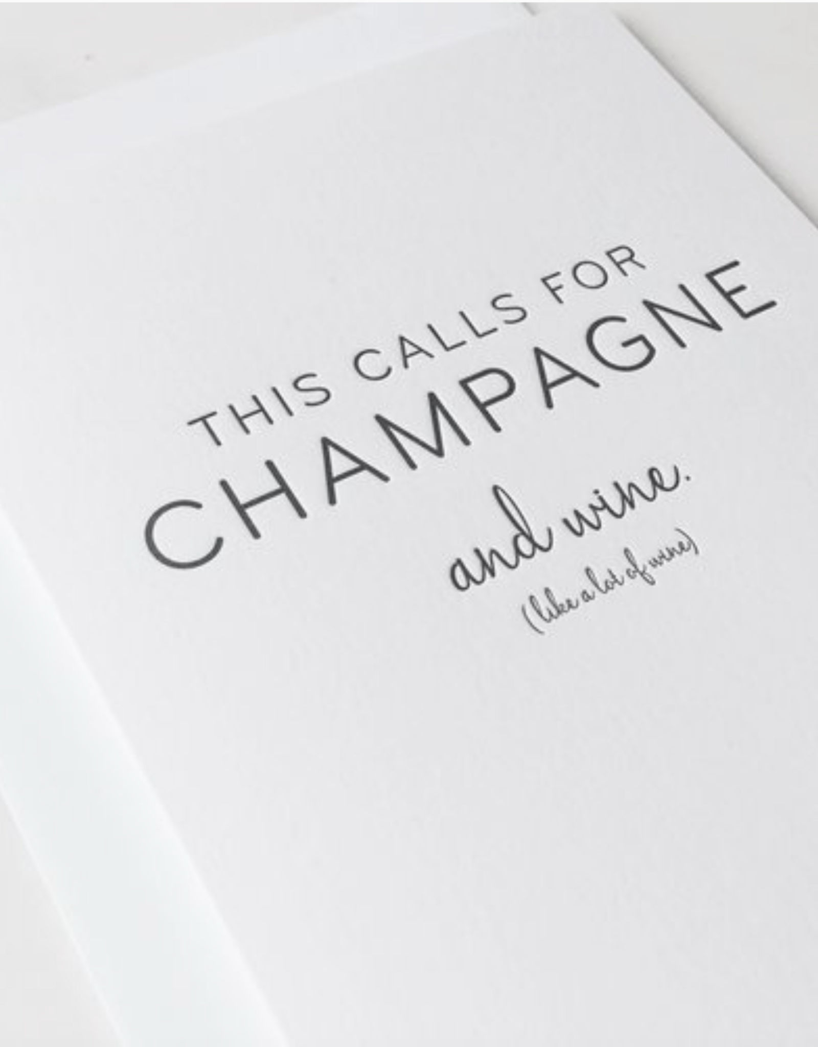 This Calls For Champagne