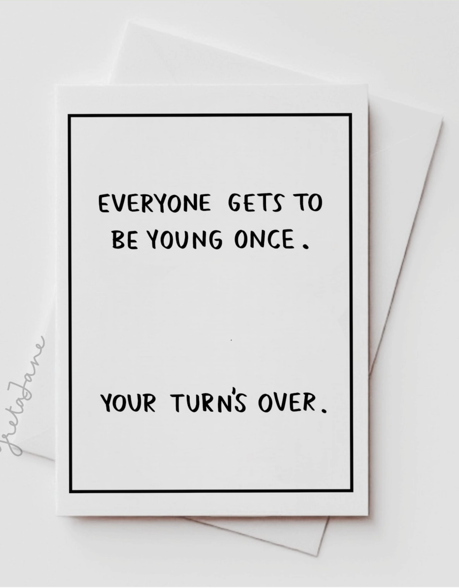 Your Turns Over Card