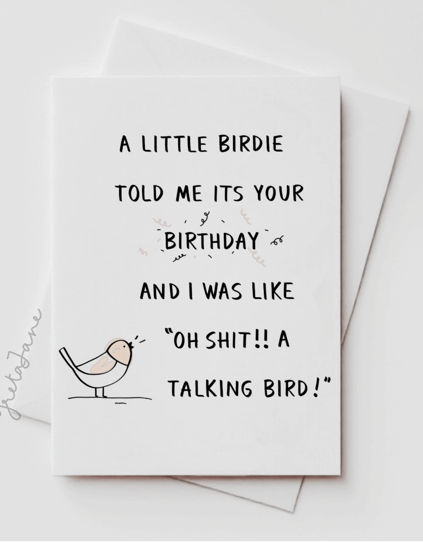 Little Birdie Card