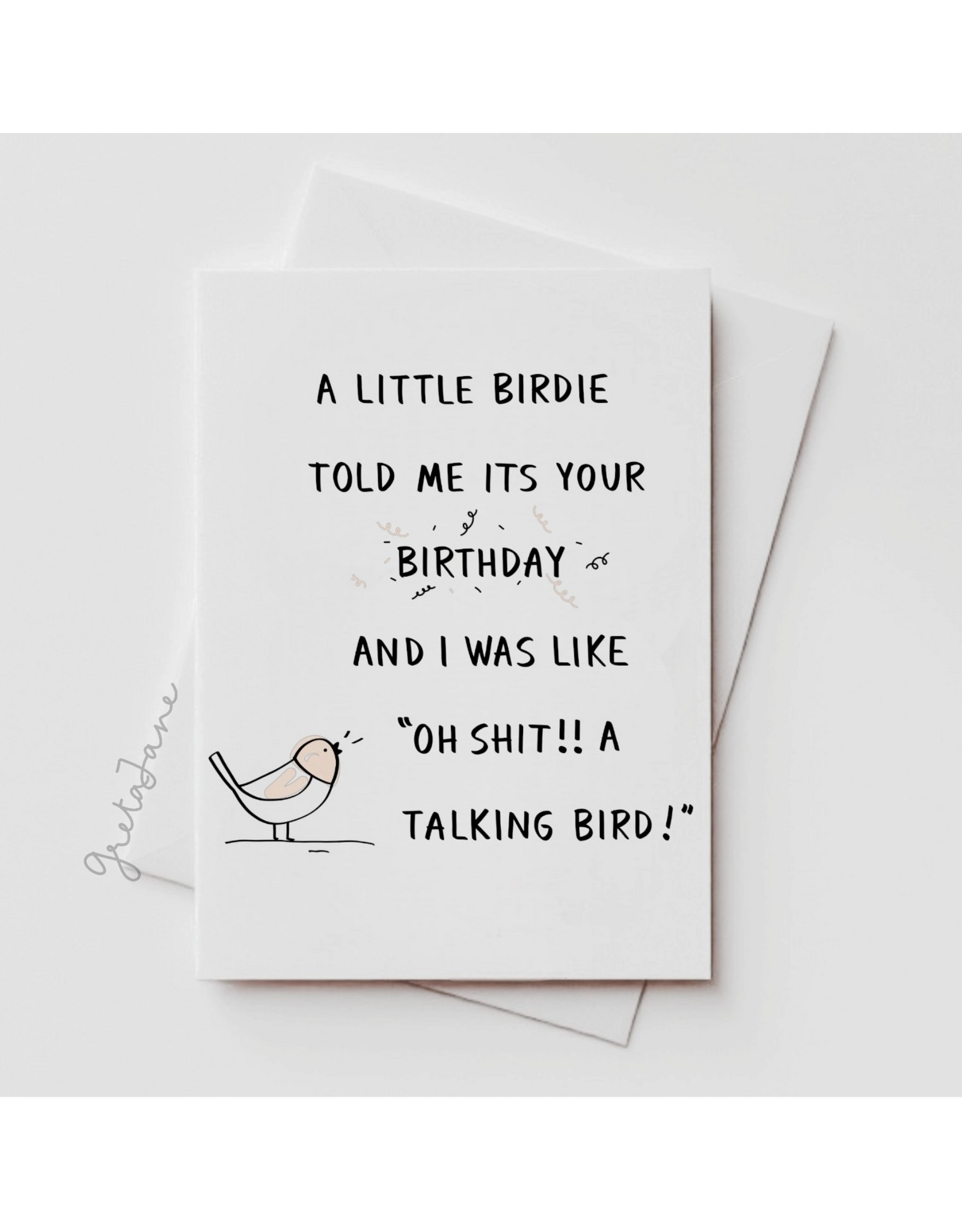 Little Birdie Card