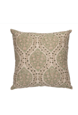 Ogee Block Print Pillow, 20x20