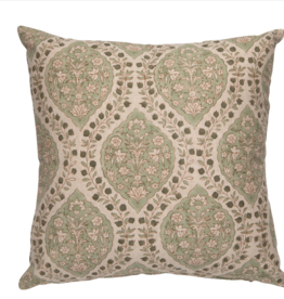 Ogee Block Print Pillow 20 x 20 inch