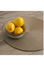 Disko Light Taupe Round Placemat