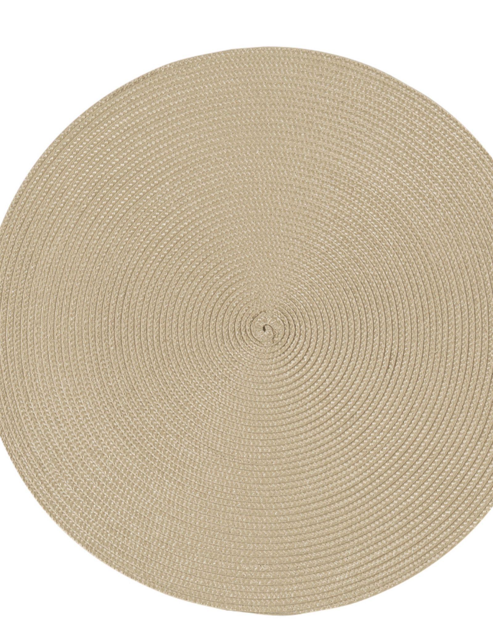 Disko Light Taupe Round Placemat