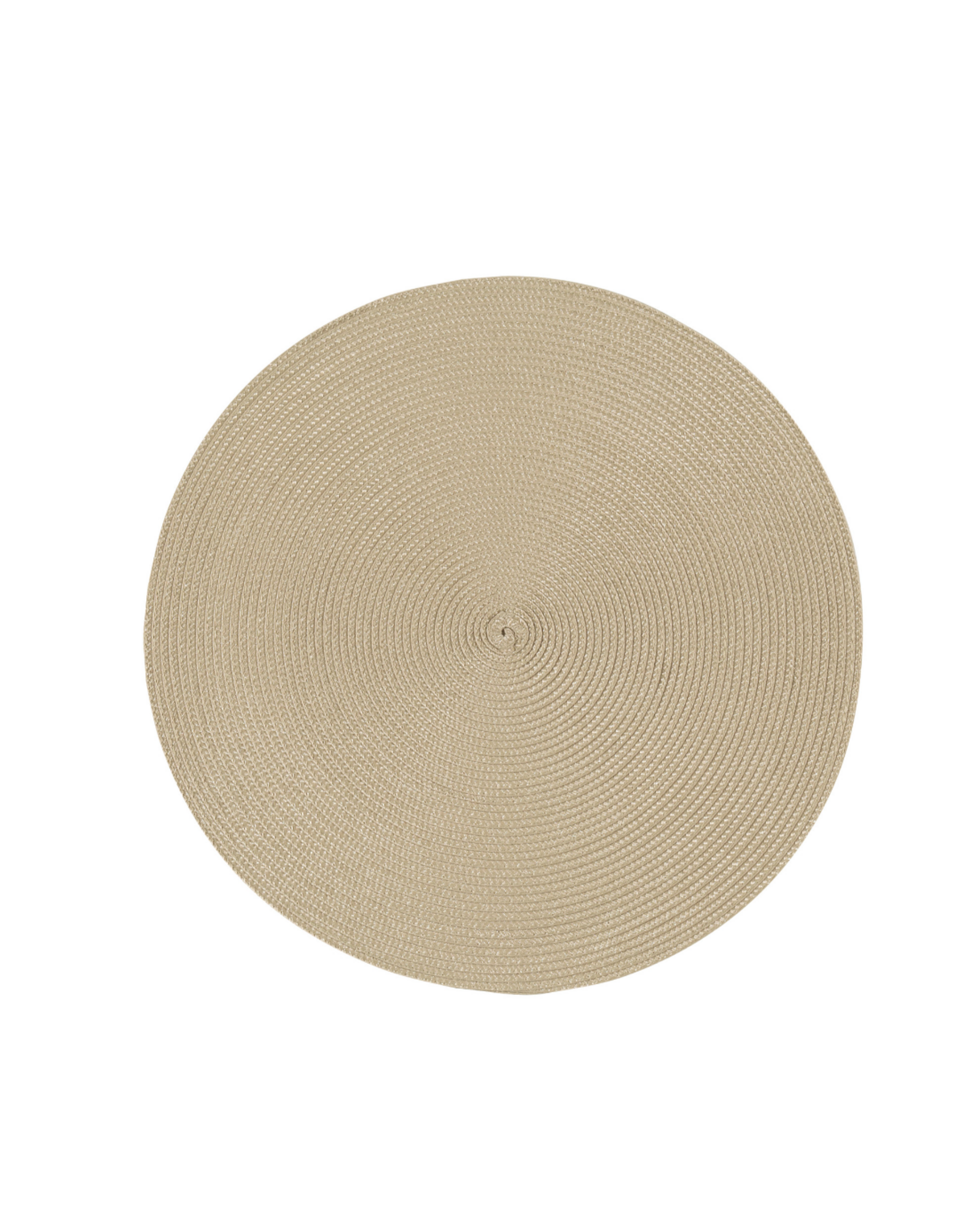 Disko Light Taupe Round Placemat