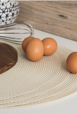 Disko Ivory Round Placemat