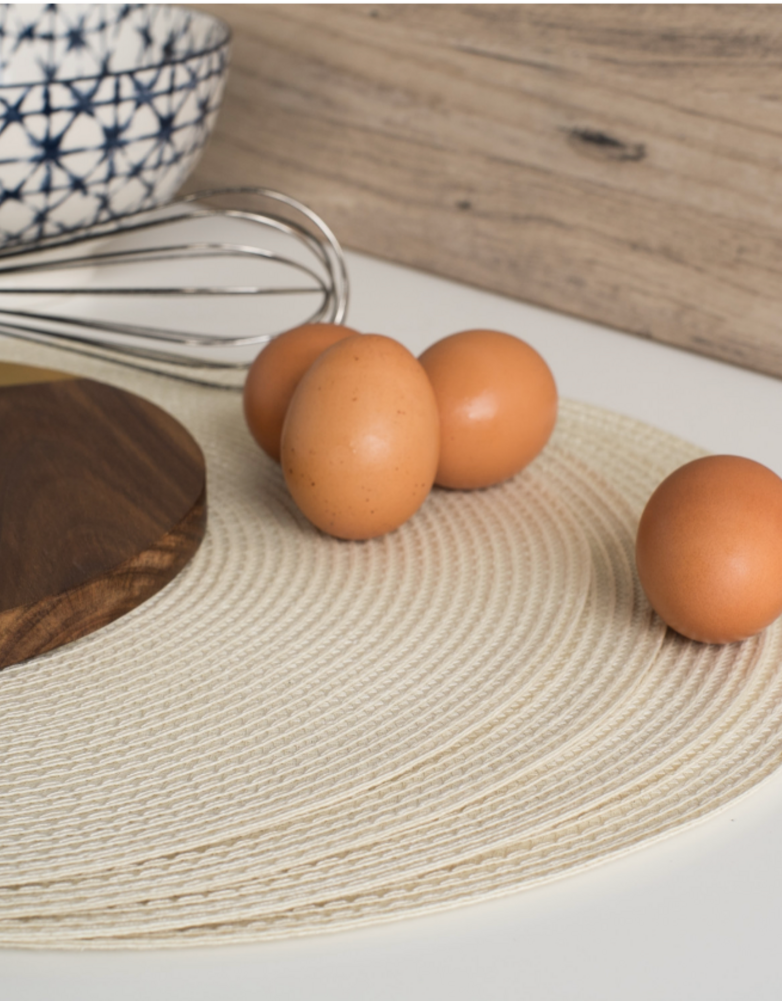 Disko Ivory Round Placemat