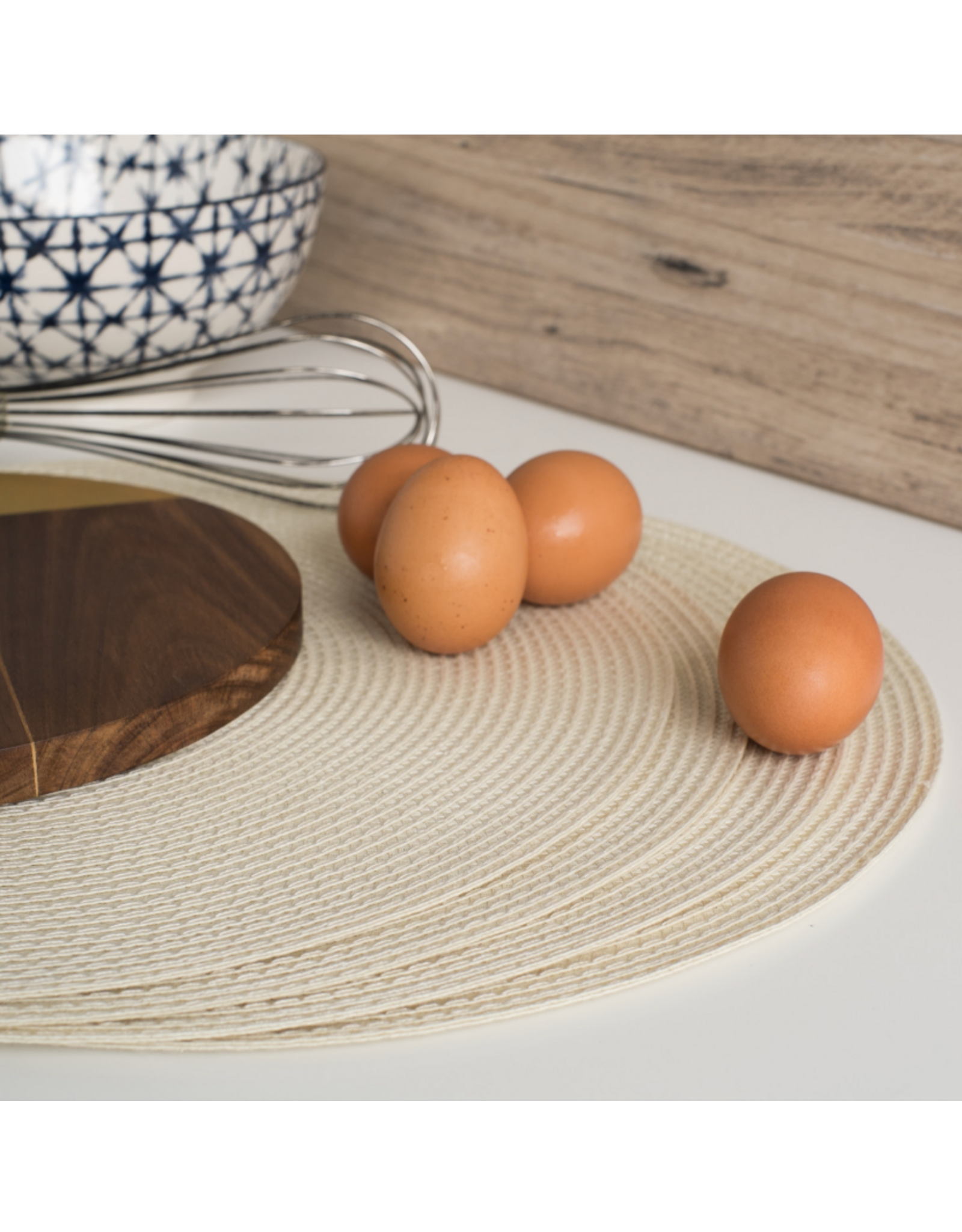 Disko Ivory Round Placemat