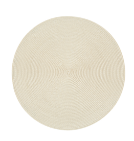 Disko Ivory Round Placemat