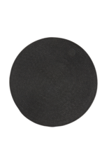 Disko Black Round Placemat
