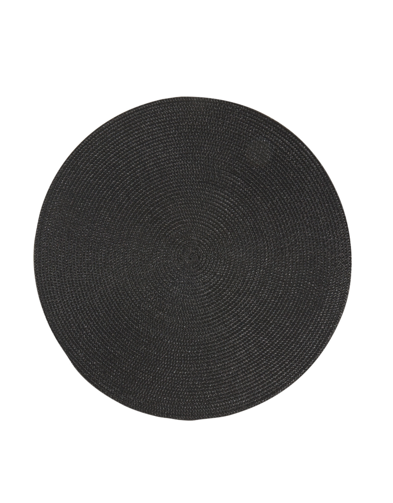 Disko Black Round Placemat