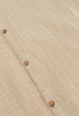 Linen Check Duvet Set, Natural