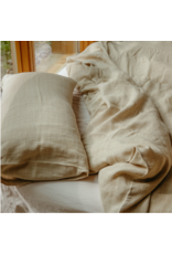 Linen Check Duvet Set, Natural