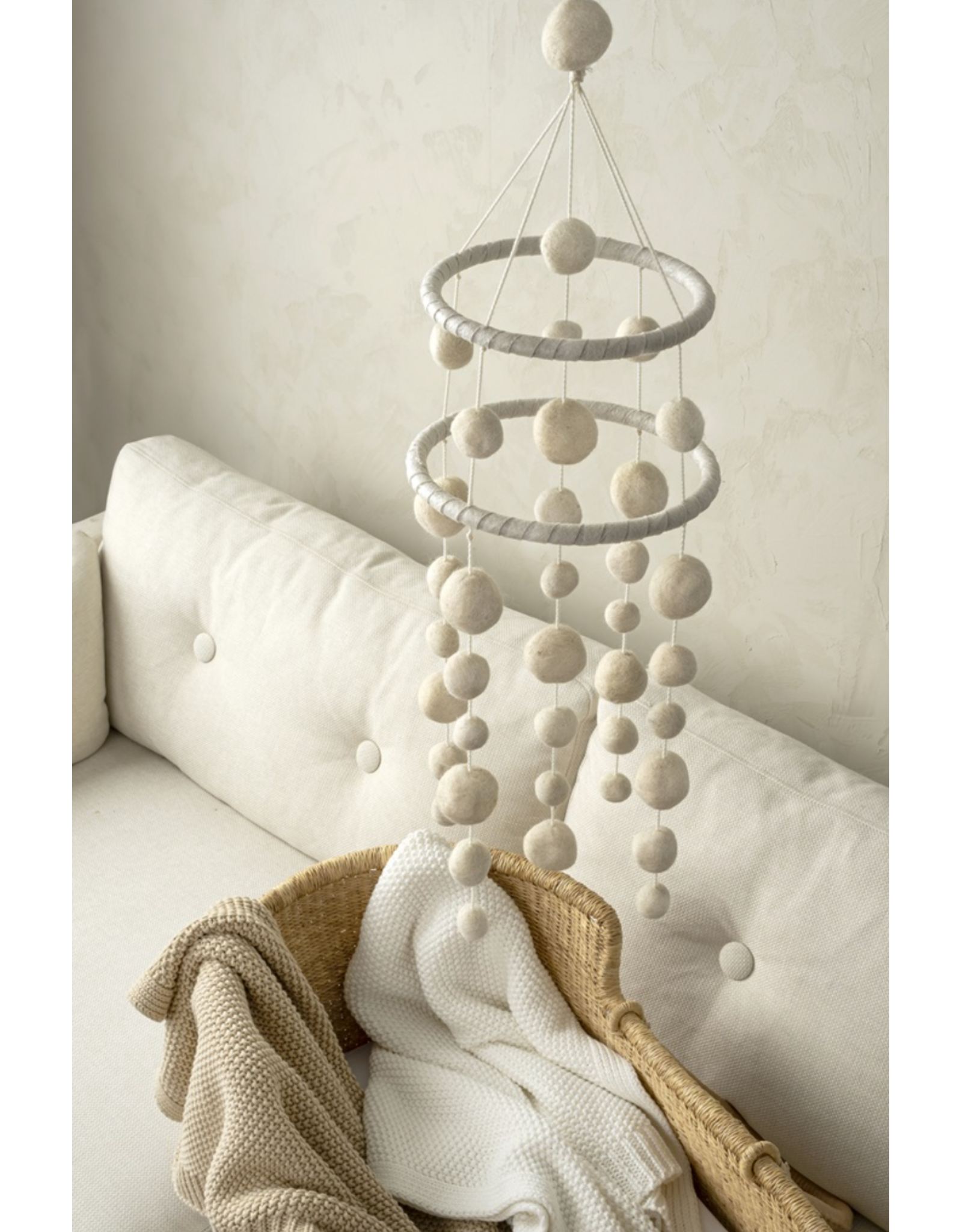 Pom Pom Felt Mobile