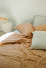 Lina Linen Terracotta Duvet Set