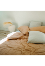 Lina Linen Terracotta Duvet Set
