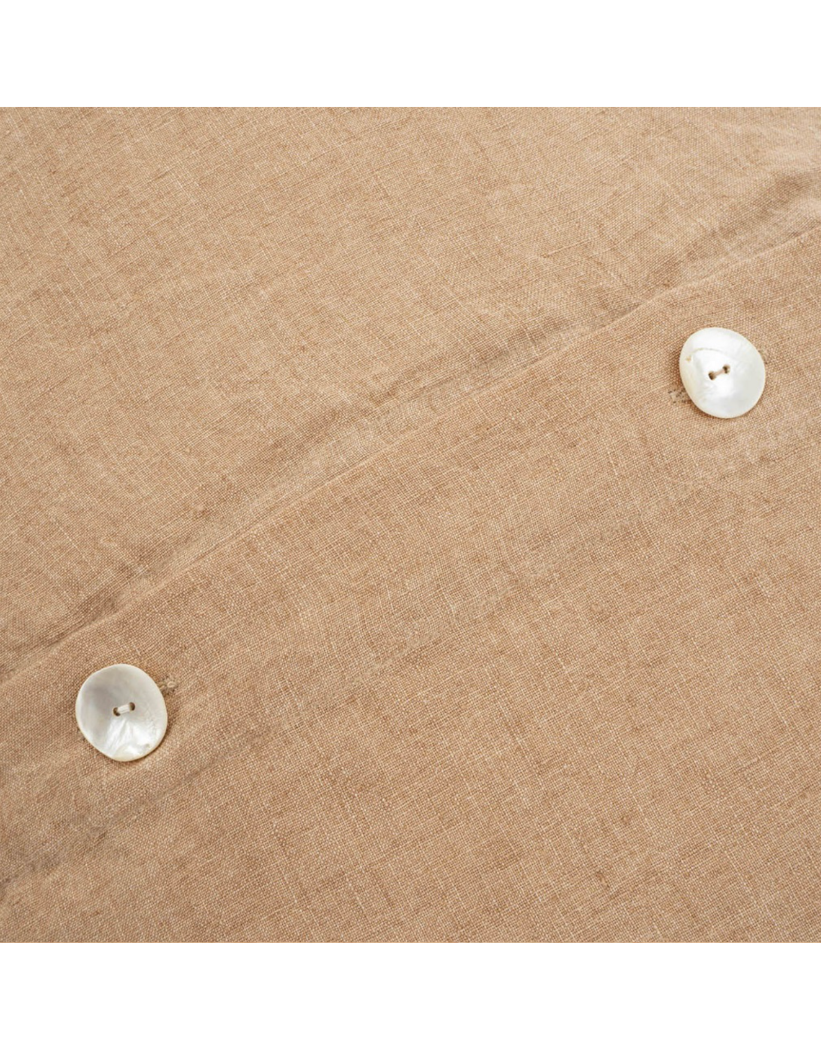 Lina Linen Terracotta Duvet Set