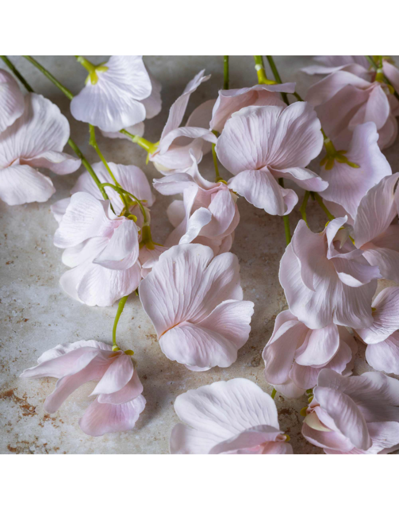 Artificial Sweet Pea Stem - Pink
