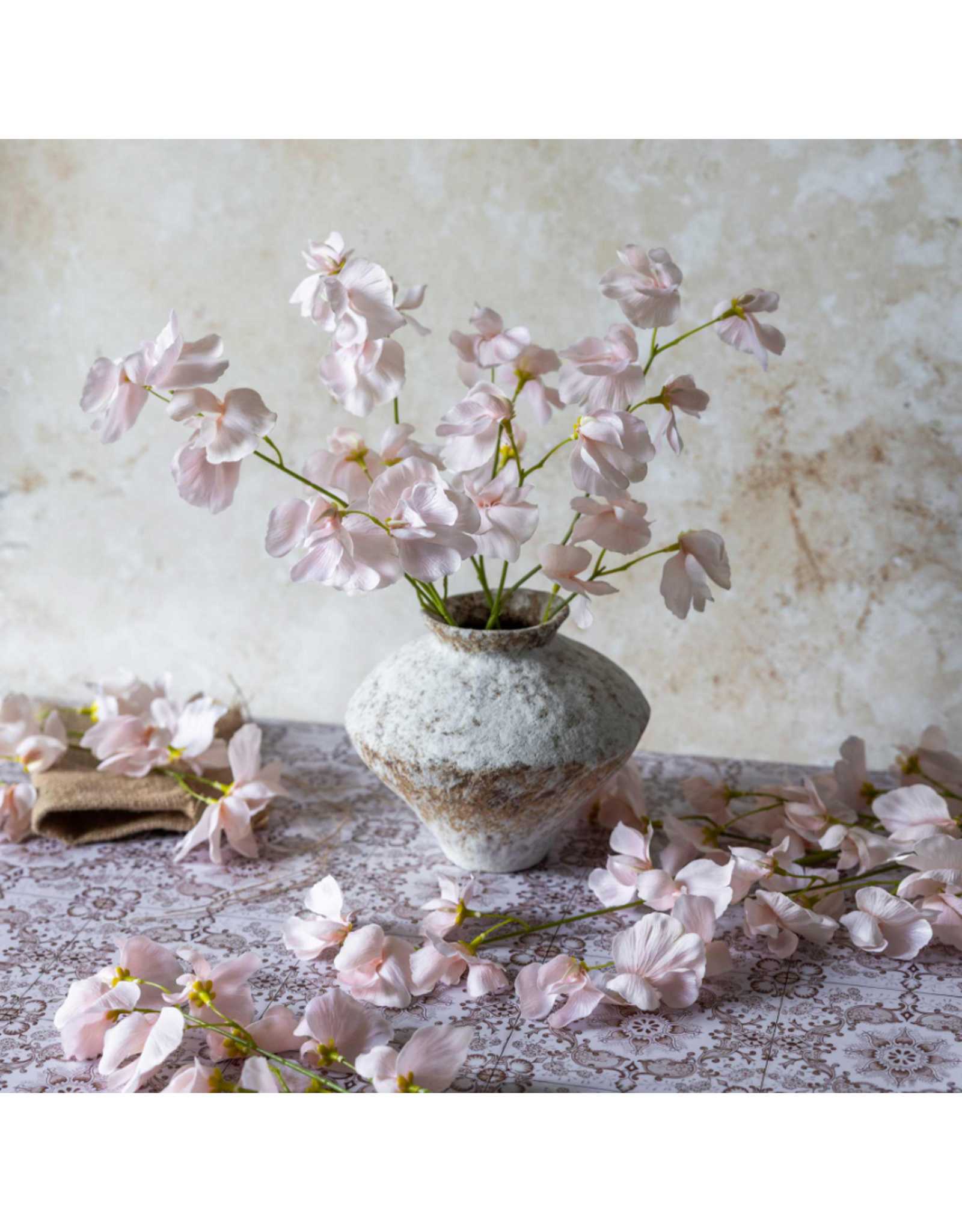 Artificial Sweet Pea Stem - Pink