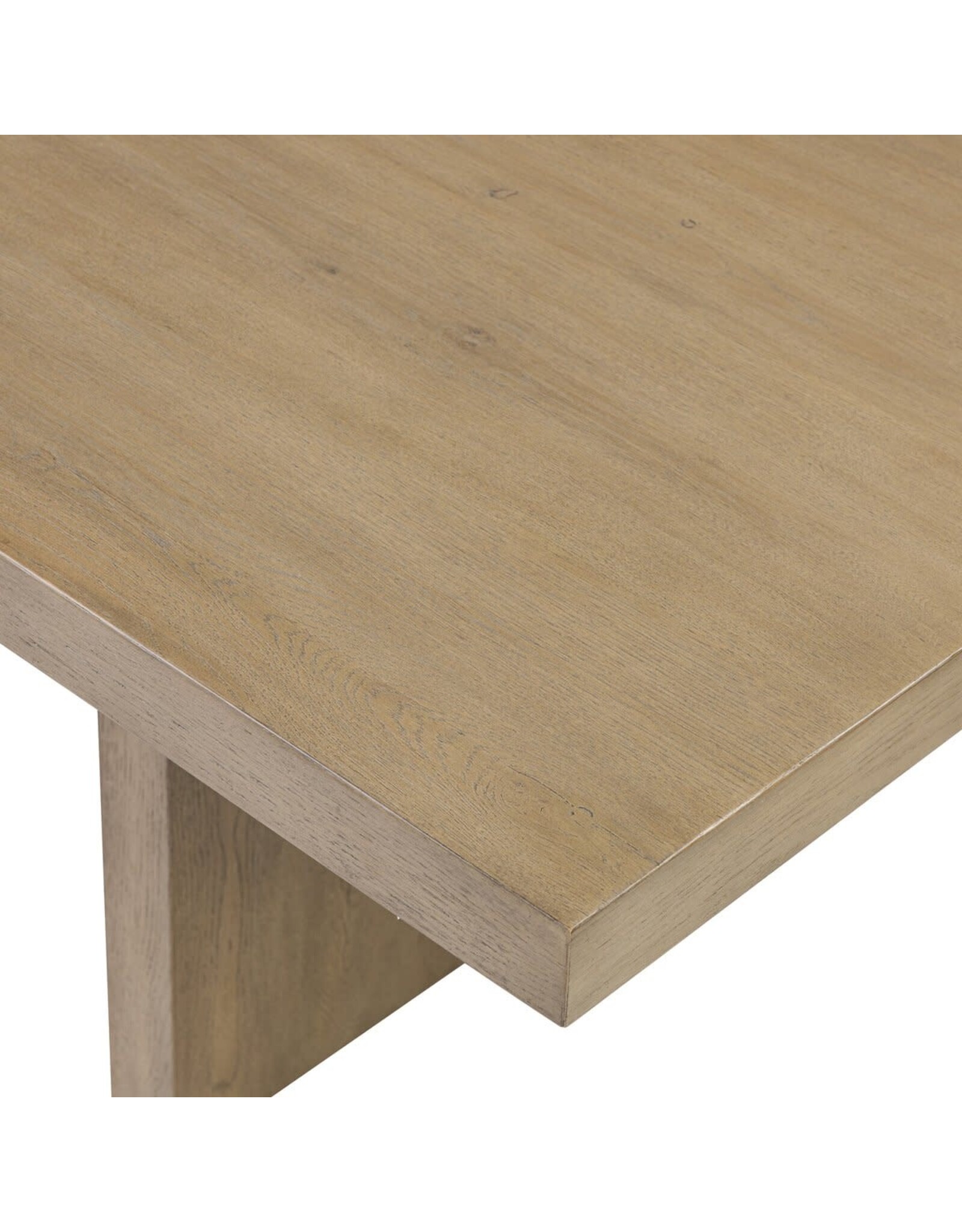 Matthes Dining Table in Rustic Grey Veneer