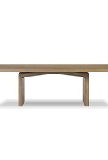 Matthes Dining Table in Rustic Grey Veneer