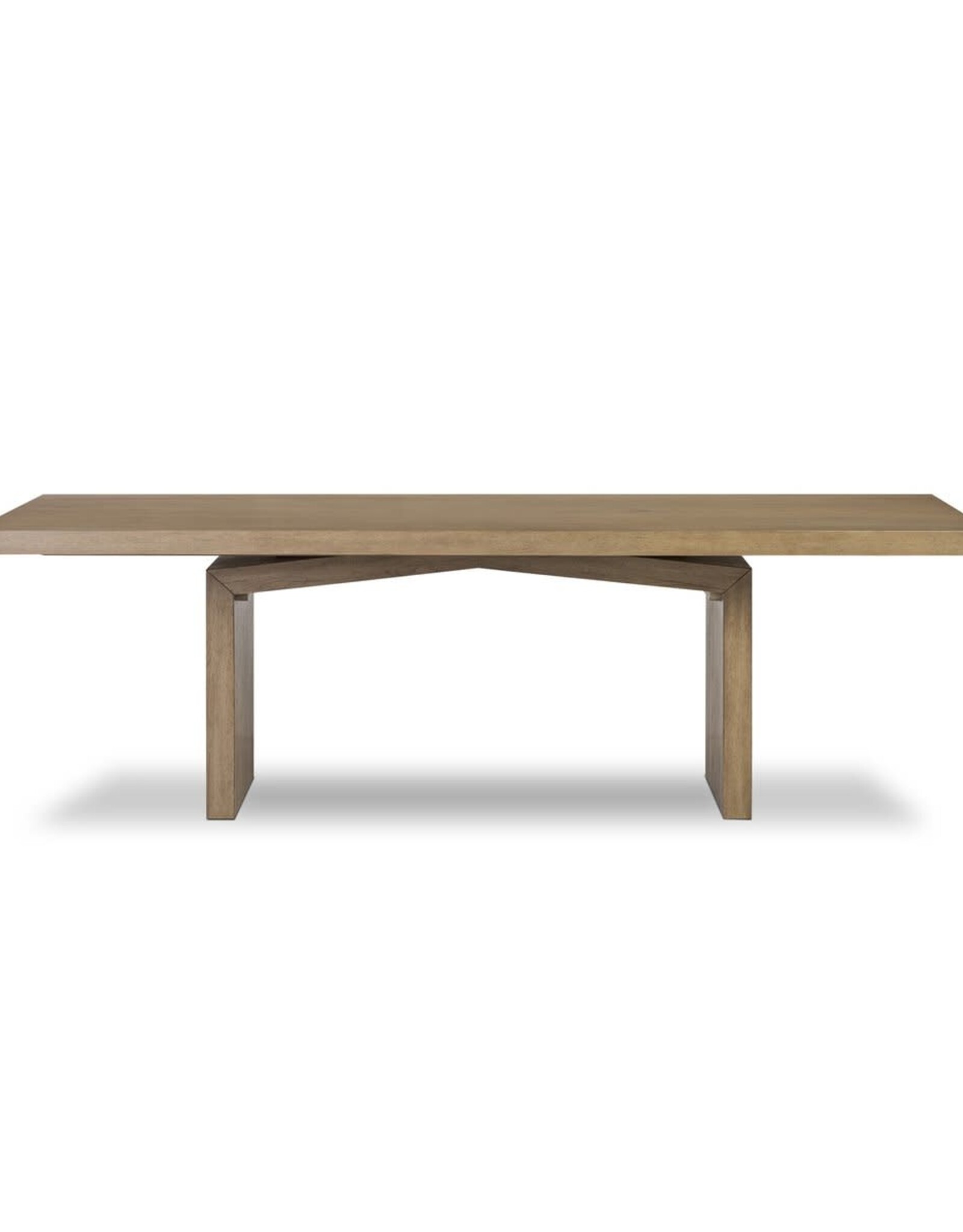 Matthes Dining Table in Rustic Grey Veneer