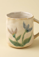 Painted Petals Mug, Iris