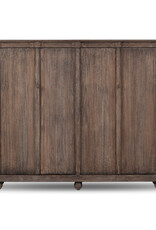 Alcott Cabinet Distressed Cocoa Pine Veneer