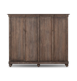 Alcott Cabinet Distressed Cocoa Pine Veneer