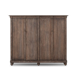 Alcott Cabinet Distressed Cocoa Pine Veneer