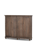Alcott Cabinet Distressed Cocoa Pine Veneer