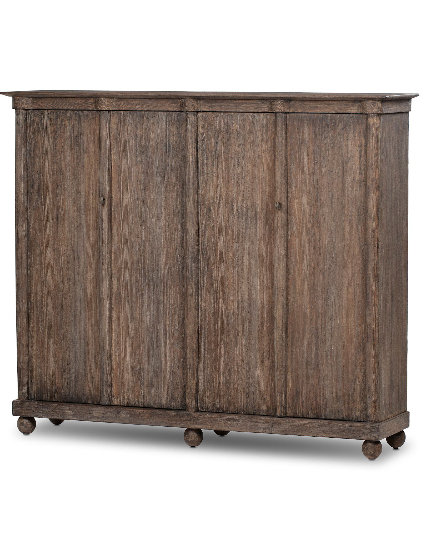 Alcott Cabinet Distressed Cocoa Pine Veneer