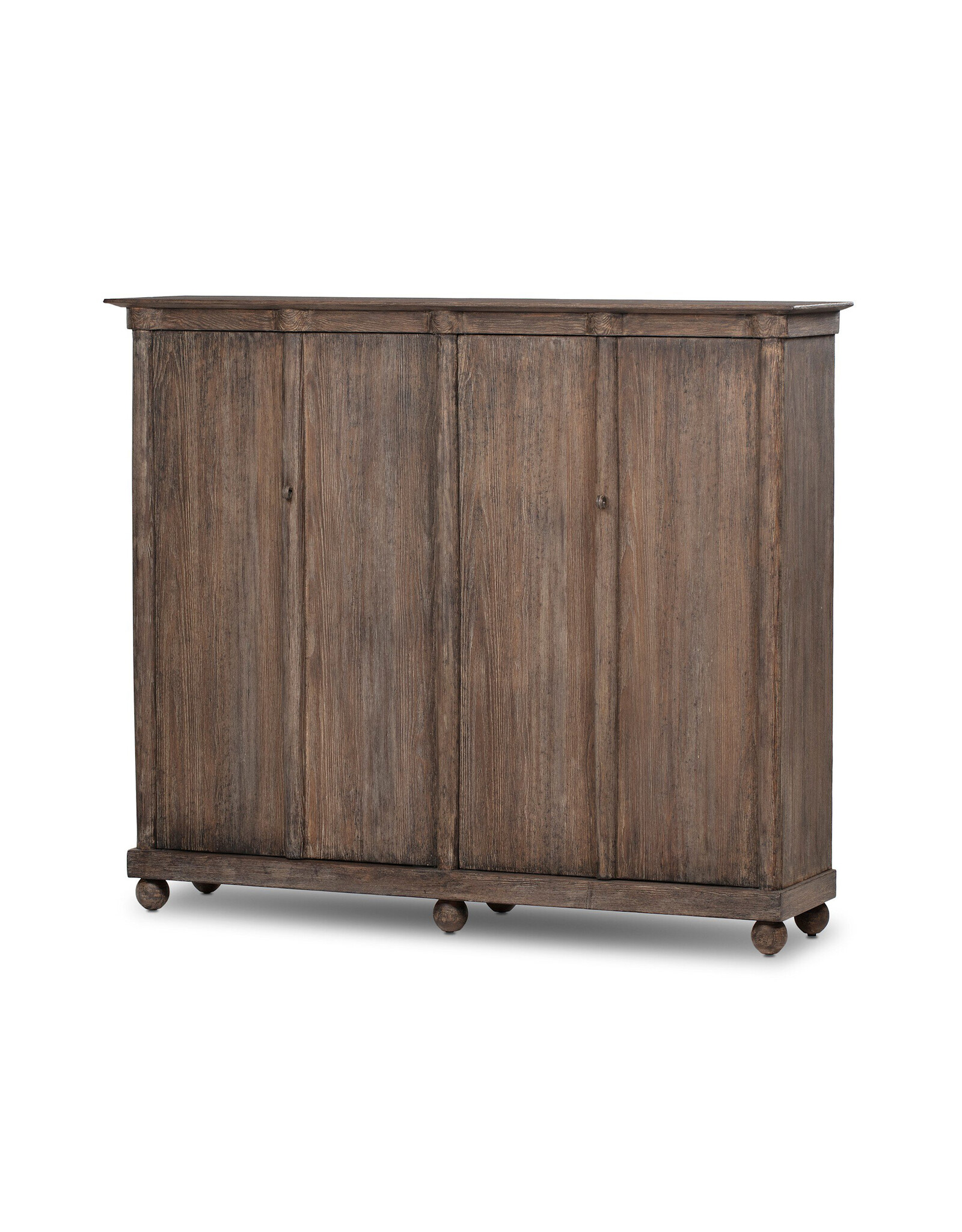 Alcott Cabinet Distressed Cocoa Pine Veneer
