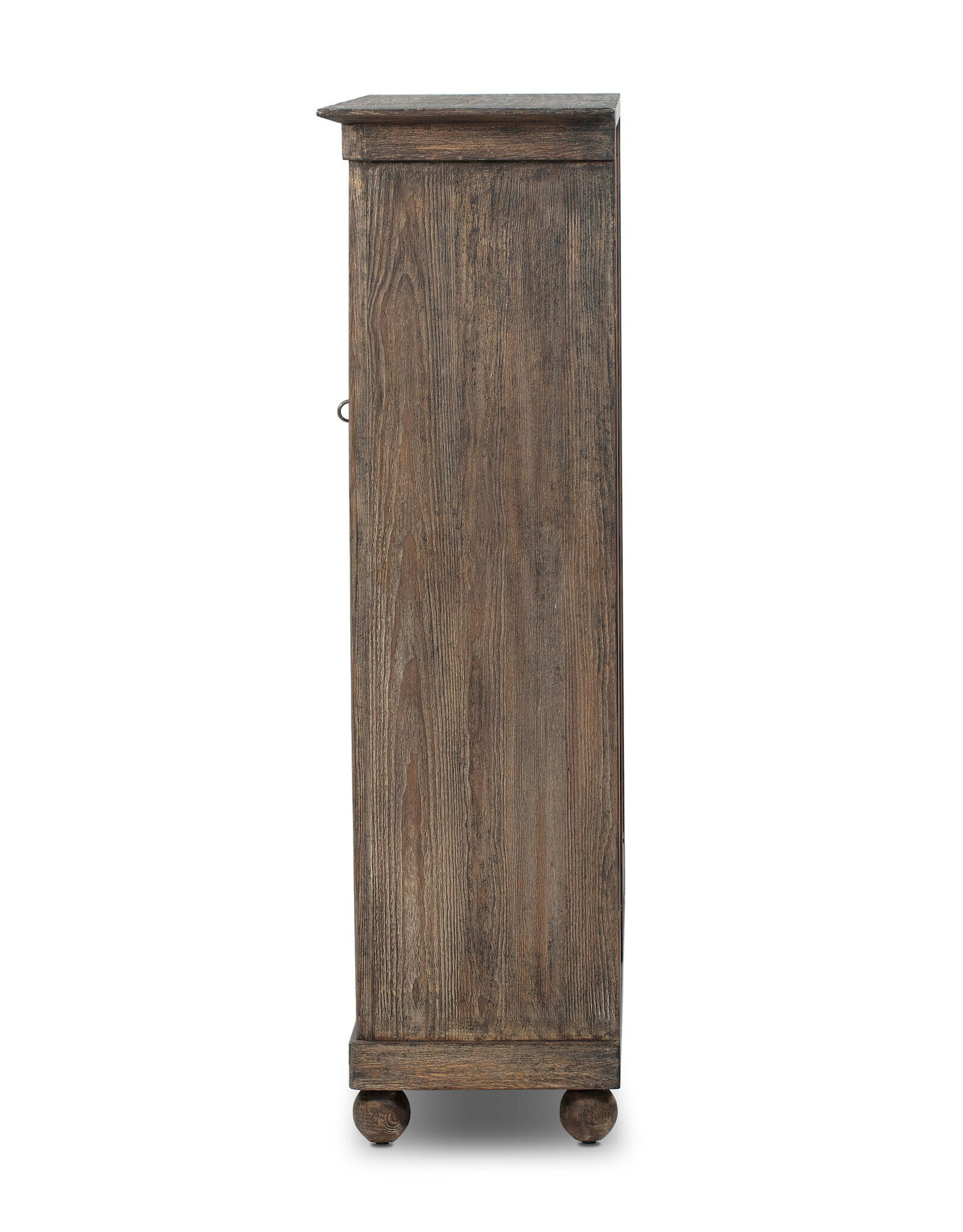 Alcott Cabinet Distressed Cocoa Pine Veneer