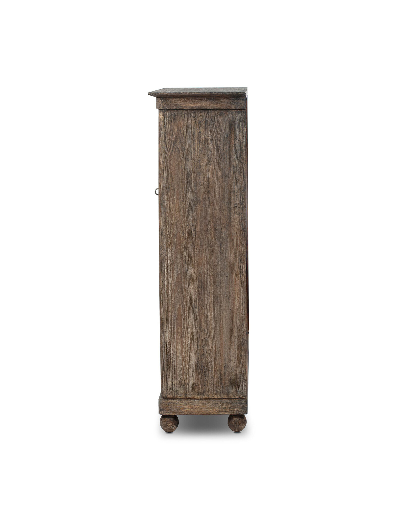 Alcott Cabinet Distressed Cocoa Pine Veneer