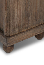Alcott Cabinet Distressed Cocoa Pine Veneer
